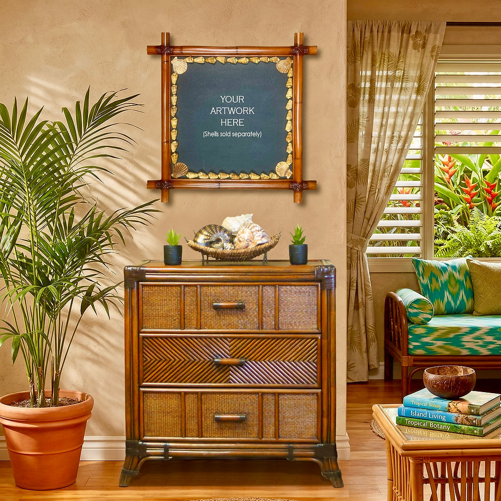 Thumbnail: 20X20 RAIN FOREST FRAME IN BROWN FINISH (RFF-20X20-AB)
