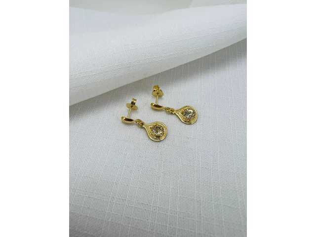 BRINCO  PÊNDULO GOTA DE ZIRCÔNIA