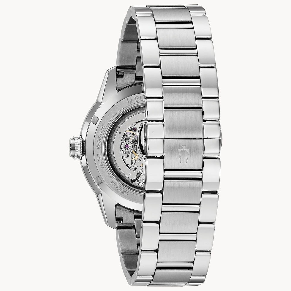 Thumbnail: Sutton Skeleton Automatic Silver Black