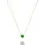 Thumbnail: Color Gemstone Bezel Set Pendant