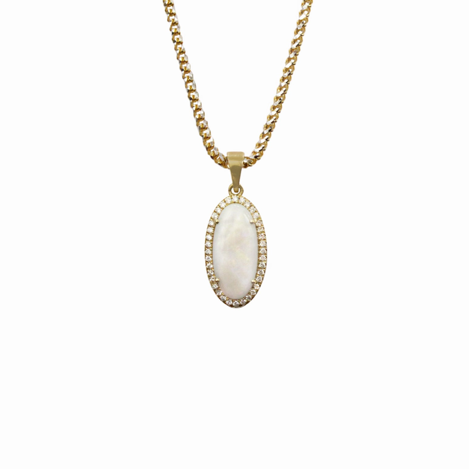 Fancy Opal with Diamonds