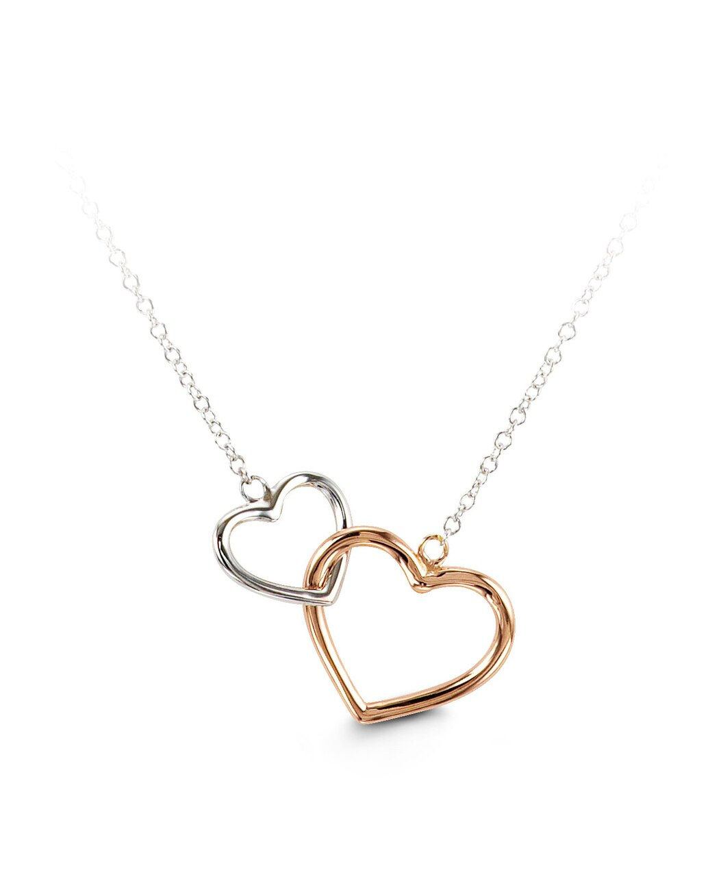 Interlocked Heart Necklace