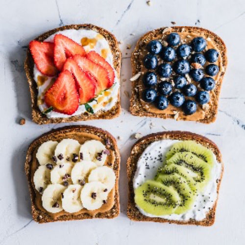 First, spread some butter on the bread.