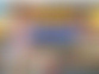 Anime-style barista in a cafe setting with labeled objects: seating area, restrooms, menu board, display case, patio sign. Text: Advanced Cafe Vocabulary Quiz.