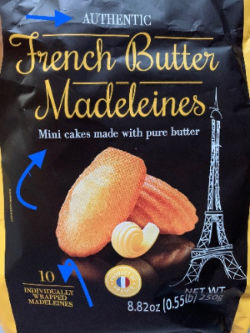 These mini cakes are made with pure butter.