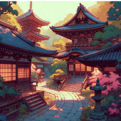Exploring historical temples & shrines.