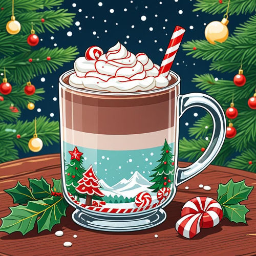 Learn English With Easy Christmas Recipes:No-Bake Chocolate Snowballs & Peppermint Hot Chocolate 