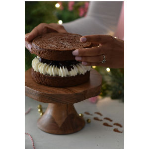 the chocolate cake was baked by her