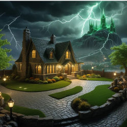 The weather wizard's house.