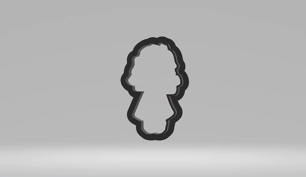 Thumbnail: Grad Kids Boy Diploma Cookie Cutter | STL File