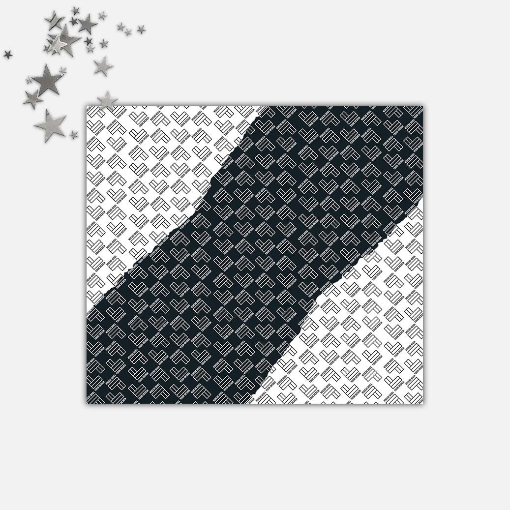 Tumbler Wrap 20oz. Straight Skinny Ripped Effect Diagonal Template