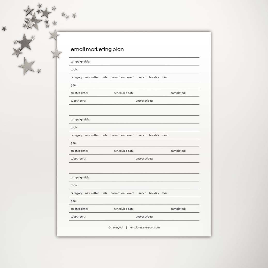 Email Marketing Plan PowerPoint Template