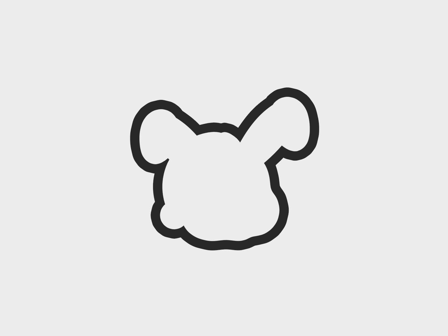 Animal Face Santa Edition Bunny Cookie Cutter | STL File