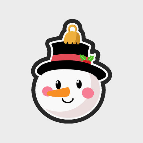 Cute Christmas Ornaments Cookie Cutter File