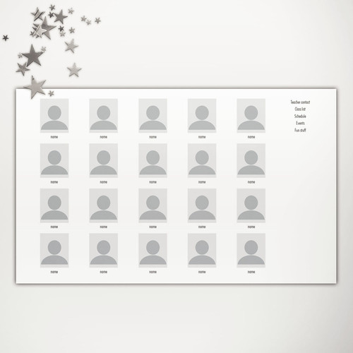 Roster Layout 2 PowerPoint Template | Everyoul Templates