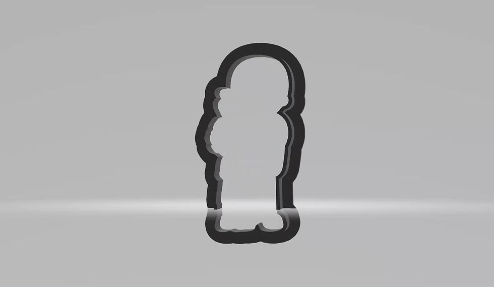 Thumbnail: Adoption Awareness Family Boys Cookie Cutter | STL File