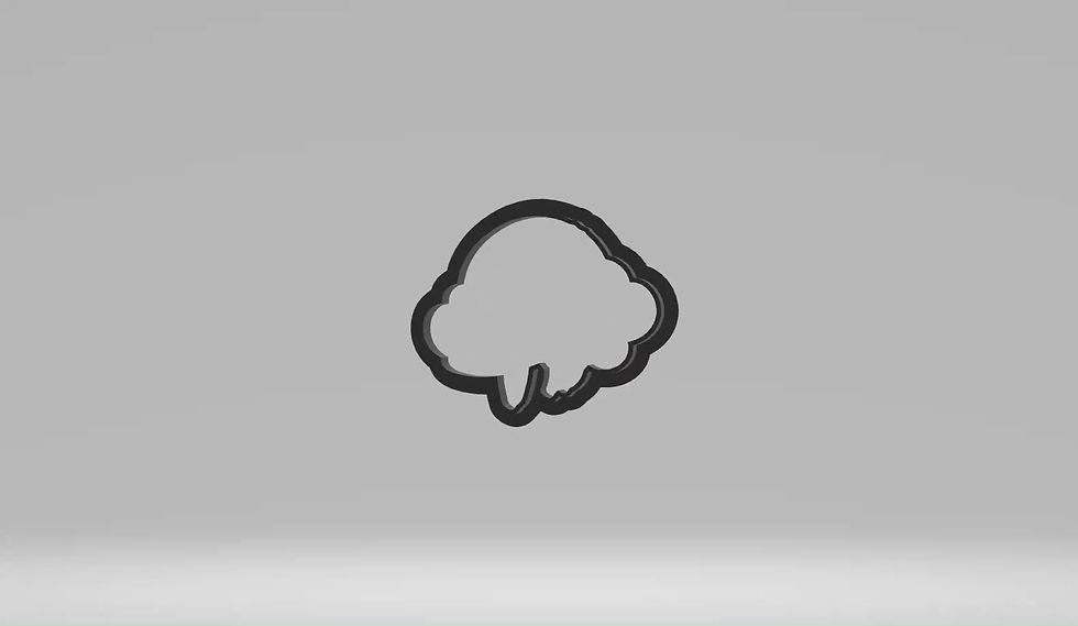 Thumbnail: Mother's Love Critters Sloth Cookie Cutter | STL File