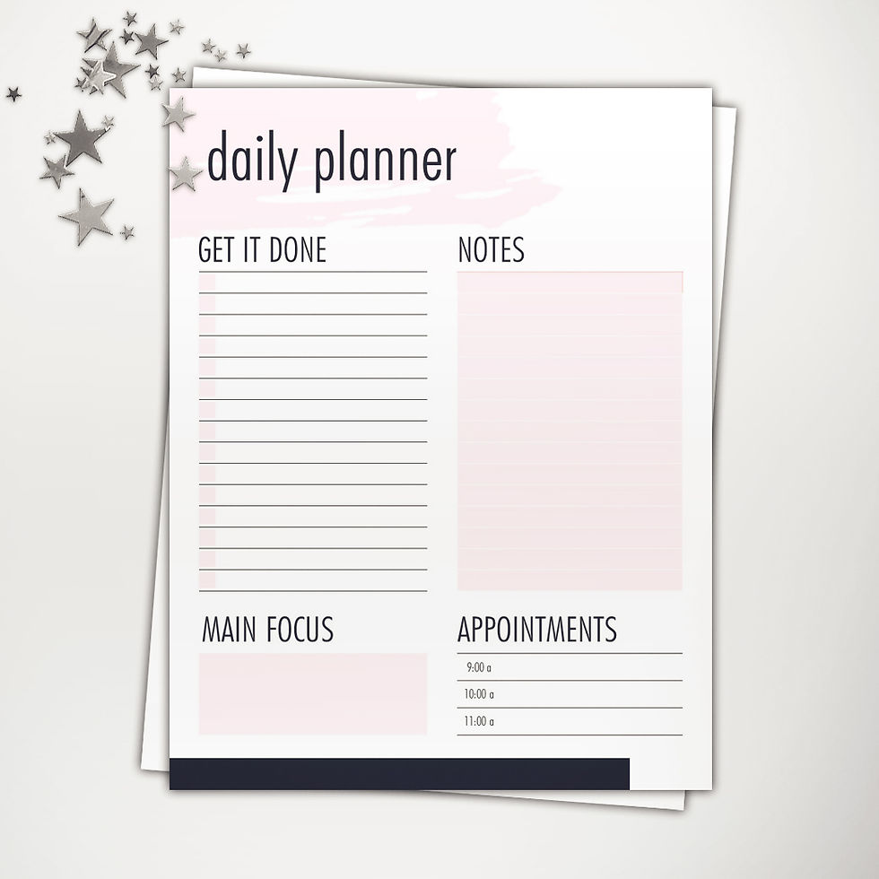 Thumbnail: Lady Boss Mini Blush Planner PowerPoint Template
