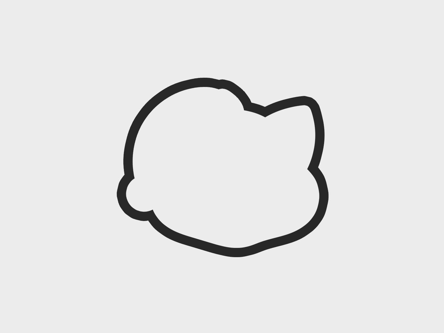 Animal Face Santa Edition Cat Cookie Cutter | STL File