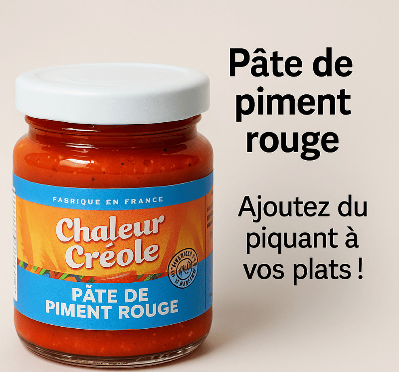 PATE DE PIMENT ROUGE CREOLE