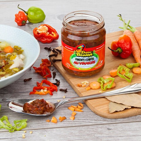 PIMENTS CONFITS AU VINAIGRE 180G