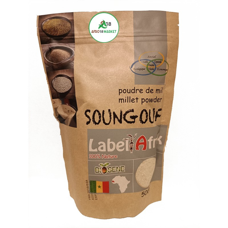 FARINE DE MIL SOUNGOUF LABEL AFRIK