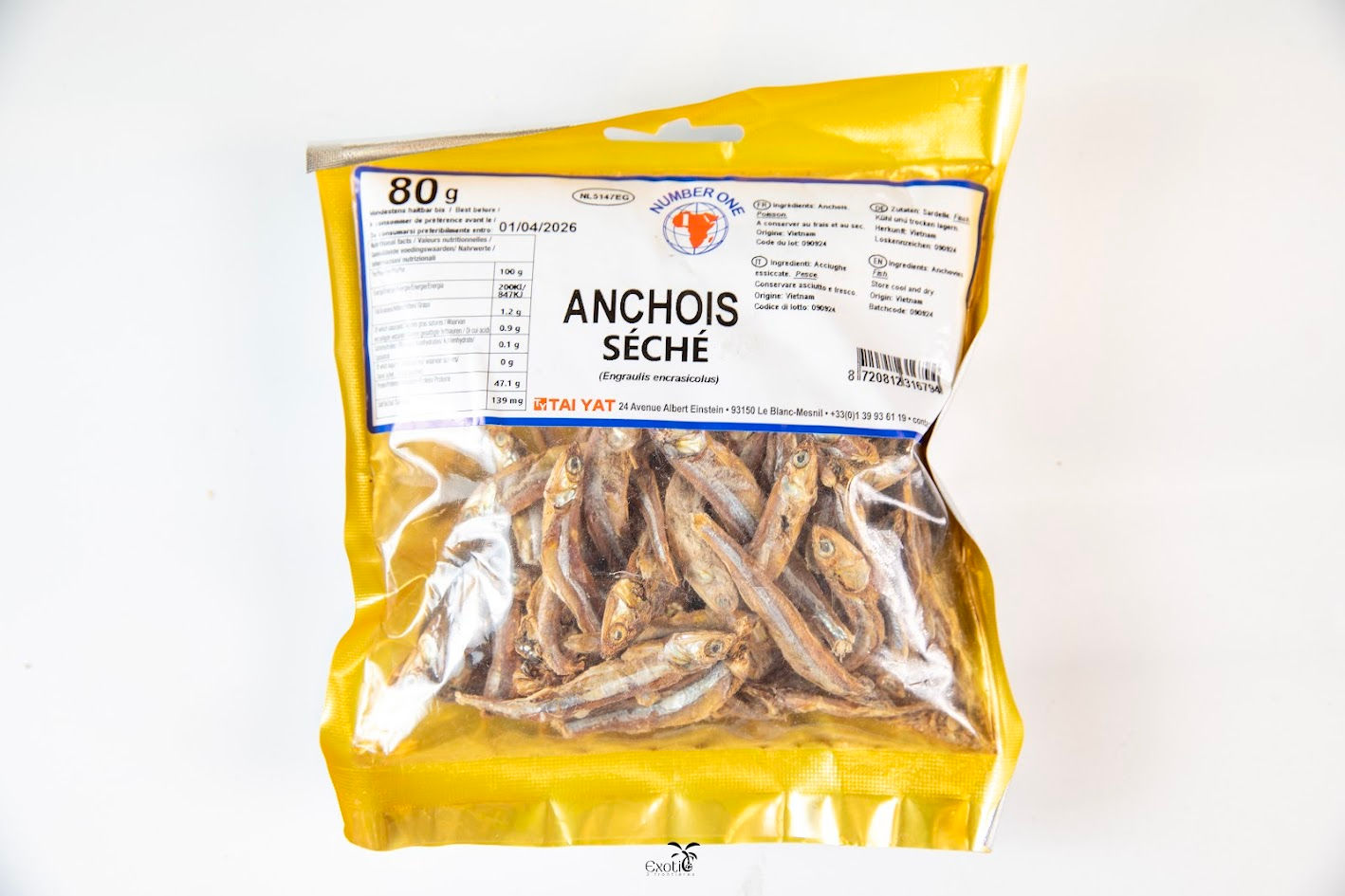 ANCHOIS SECHES