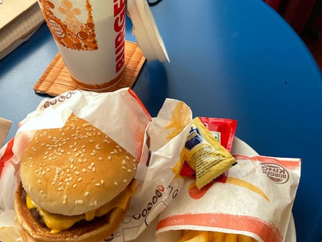 初めてのバーガーキング mon premier expérience de Chez Burger King