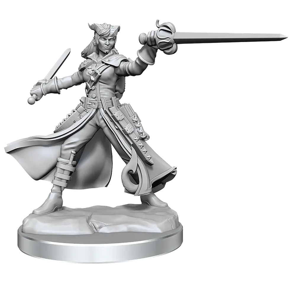 Thumbnail: D&D Frameworks: Tiefling Rogue (Female)