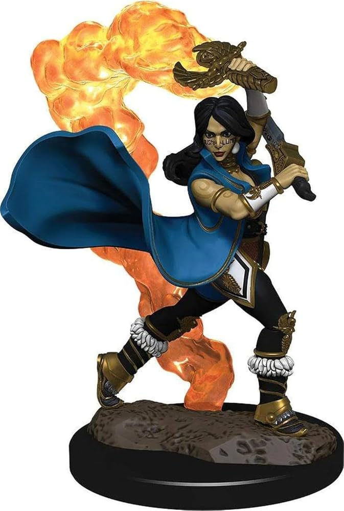 Thumbnail: Pathfinder Battles: Female Human Cleric (Premium)