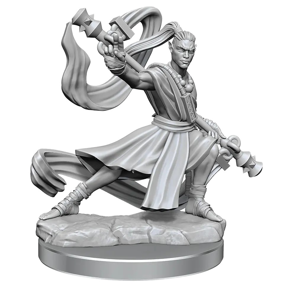 Thumbnail: D&D Frameworks: Elf Monk (Male)