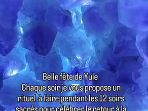 yule rituels