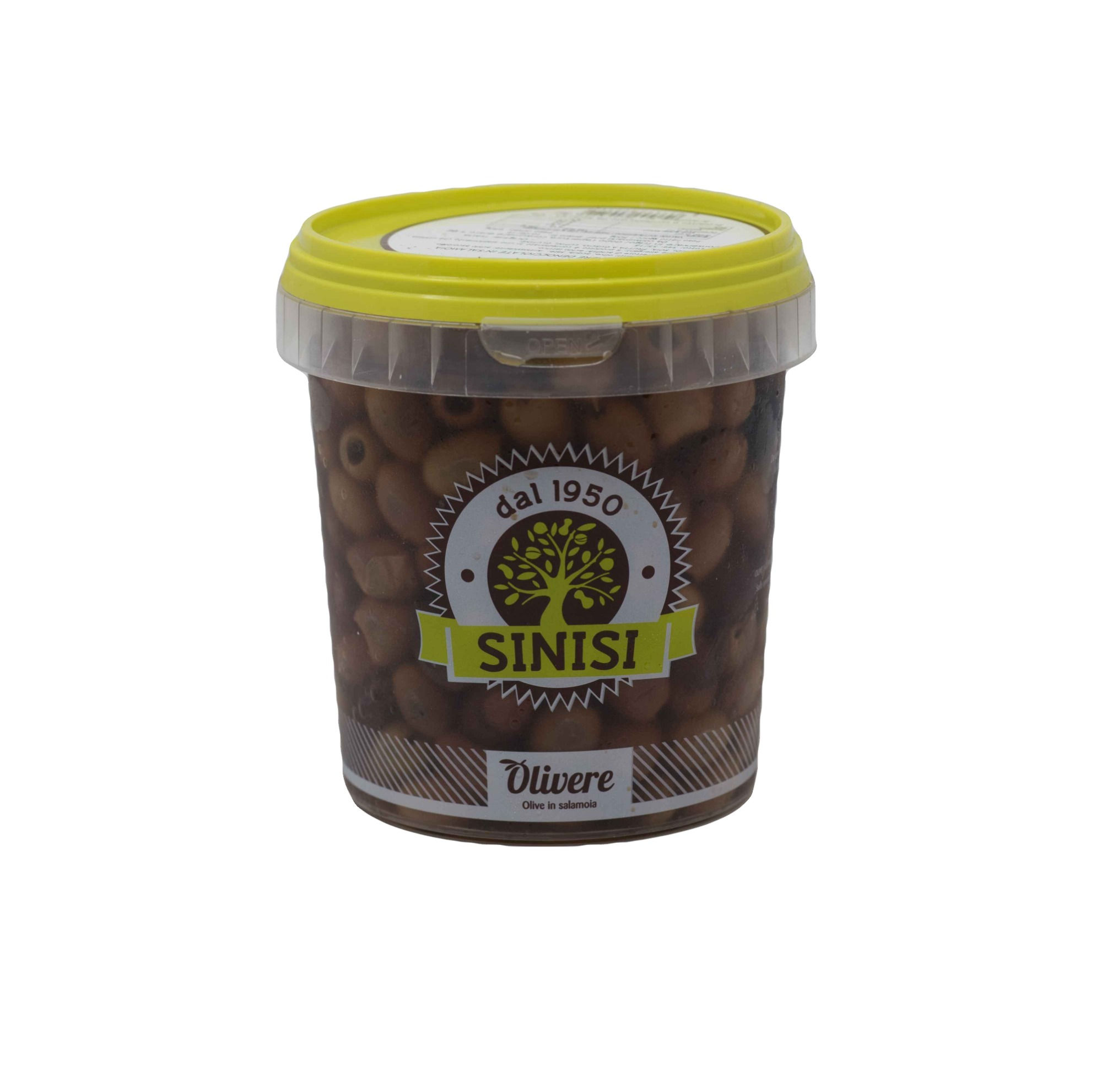 Sinisi Olive Leccino in Salamoia Denocciolate Olivere 400gr