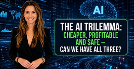 The AI Trilemma: Cheaper, Profitable and Safe