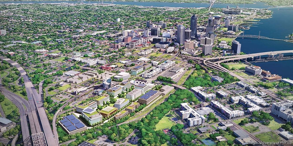 New UF Campus in Jacksonville in Current Prime F. Osborn III Convention Location