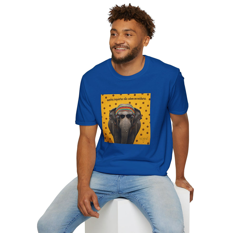 Miniatura: T-Shirt Elefante - Grandeza e Liberdade - Coleção Alma do Mundo
