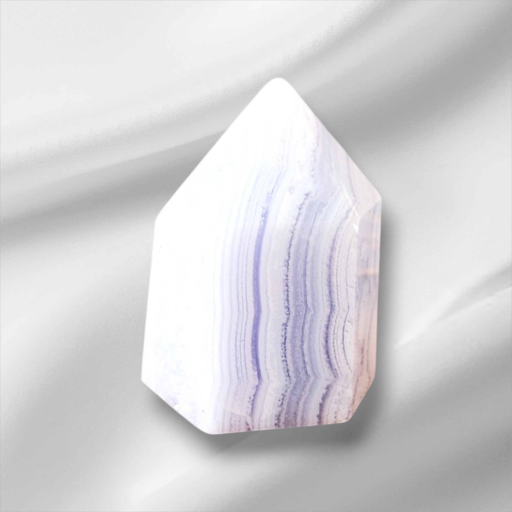 Blue Lace Agate Tower