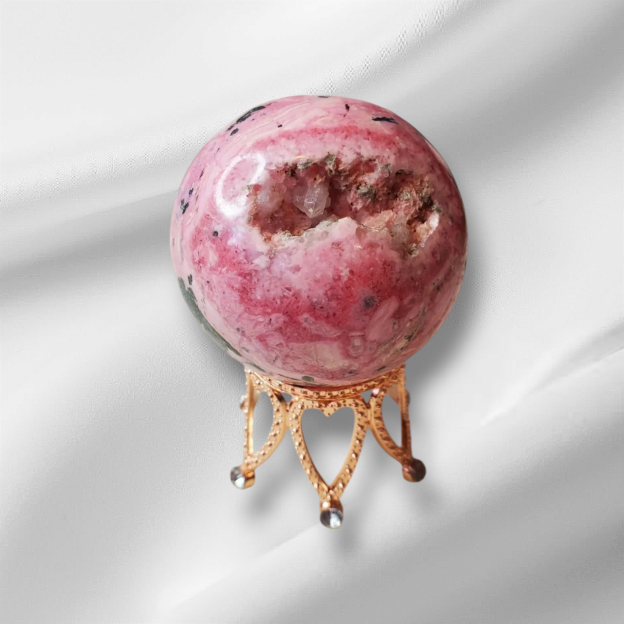 Peruvian Rhodonite Sphere