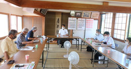 秋田県副知事が梅内を視察