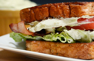 french toast blt made with broccoli pesto inspired by France