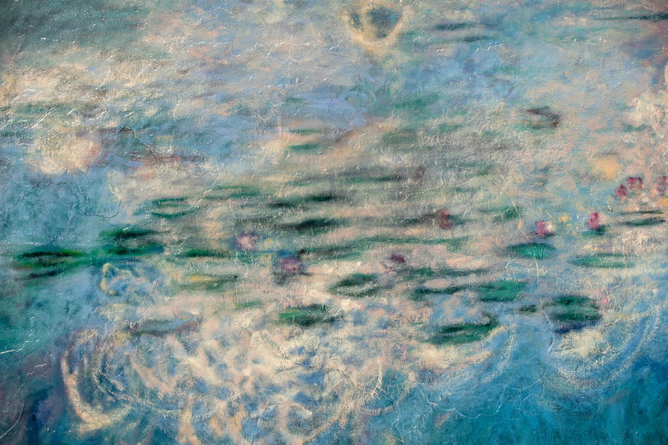 Hand painted mural for the MoMA in Williamsburg, Brooklyn