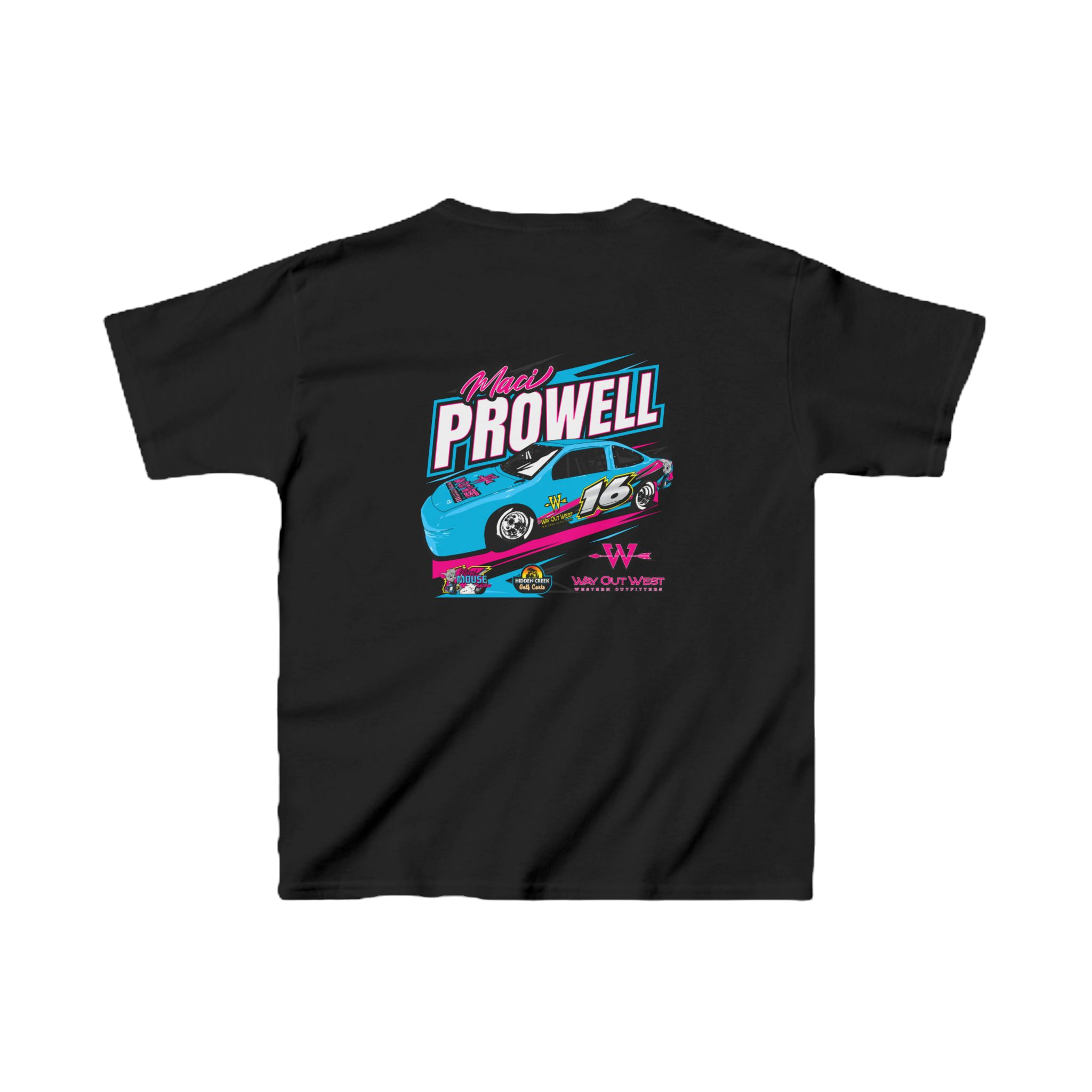 Maci Mouse Racing Kids Tee