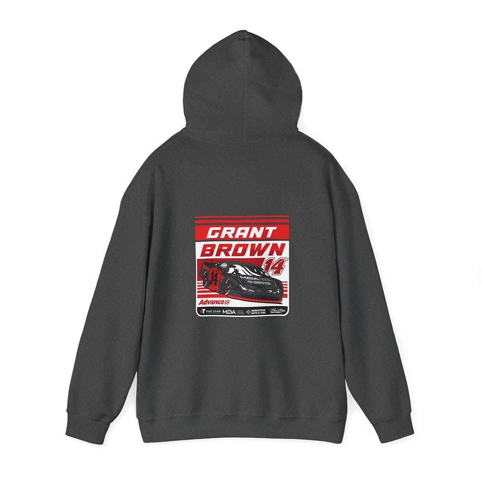 Thumbnail: Grant Brown Unisex Hooded Sweatshirt