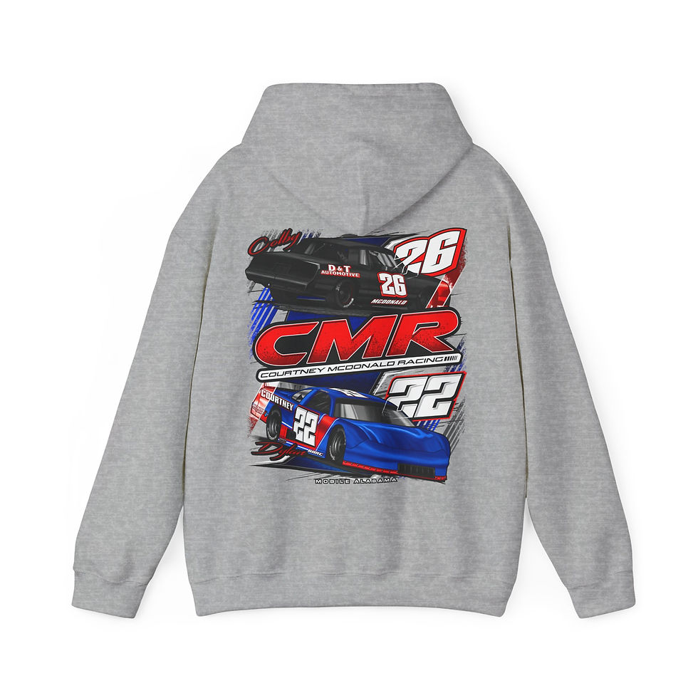 Thumbnail: Courtney McDonald Racing Hooded Sweatshirt