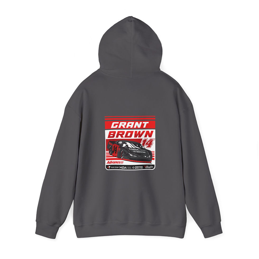 Thumbnail: Grant Brown Unisex Hooded Sweatshirt