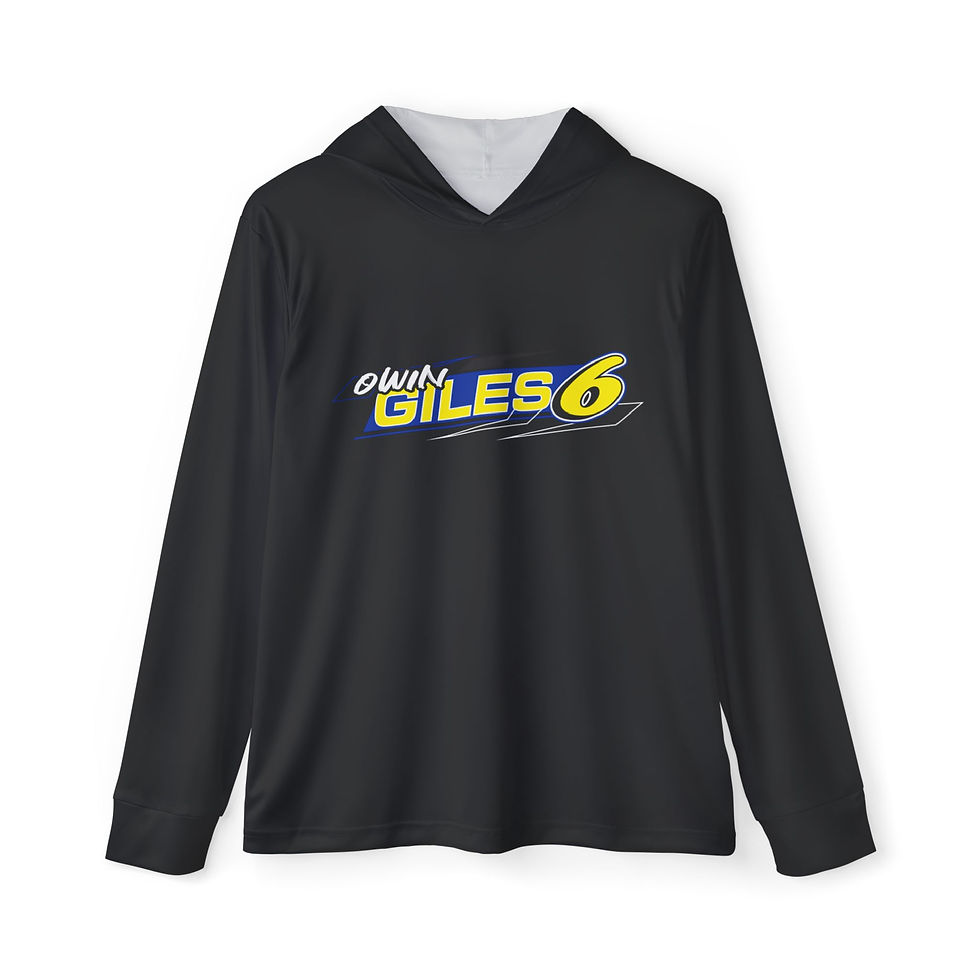 Owen Giles Black Men's Polyester Hoodie