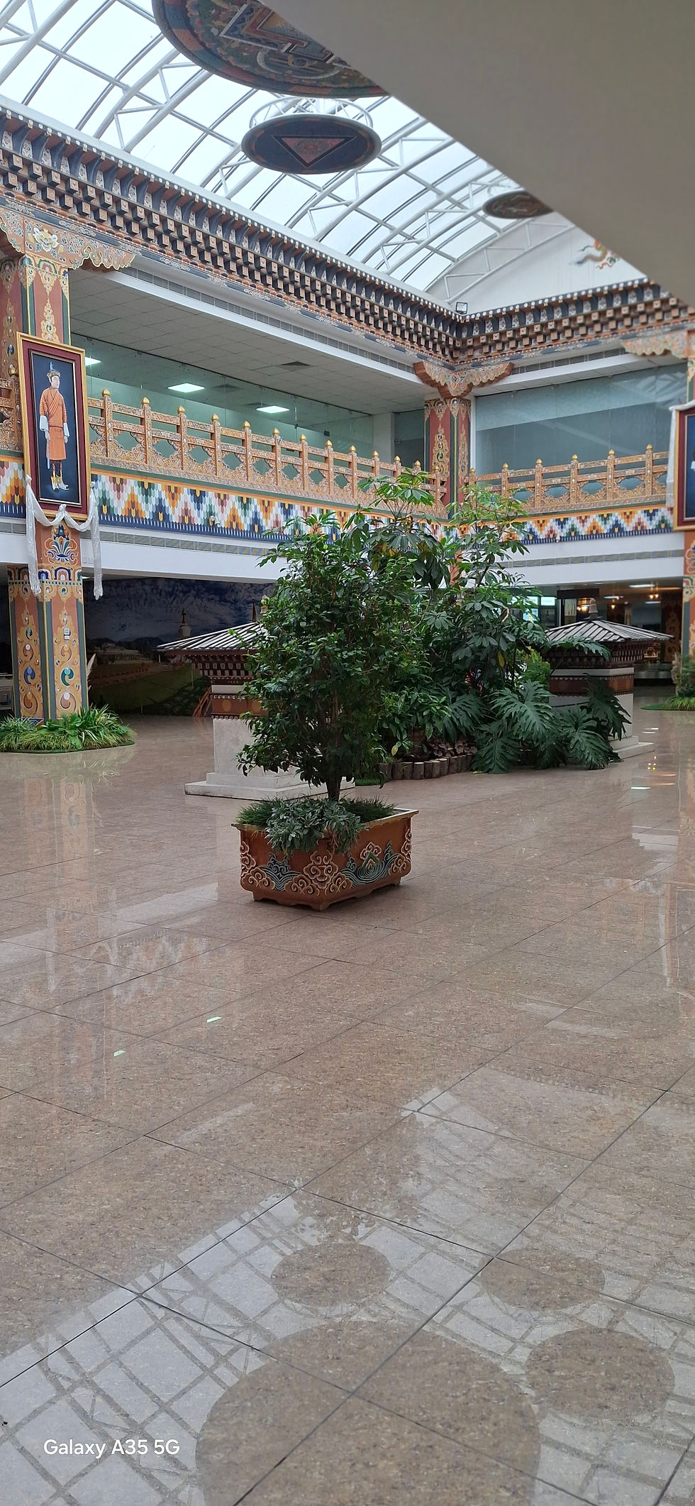 inside Paro Airport