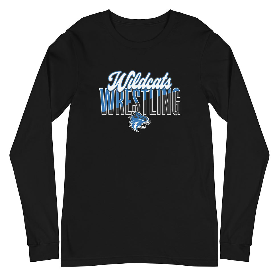 Thumbnail: Harrisonville Wrestling Unisex Long Sleeve Tee