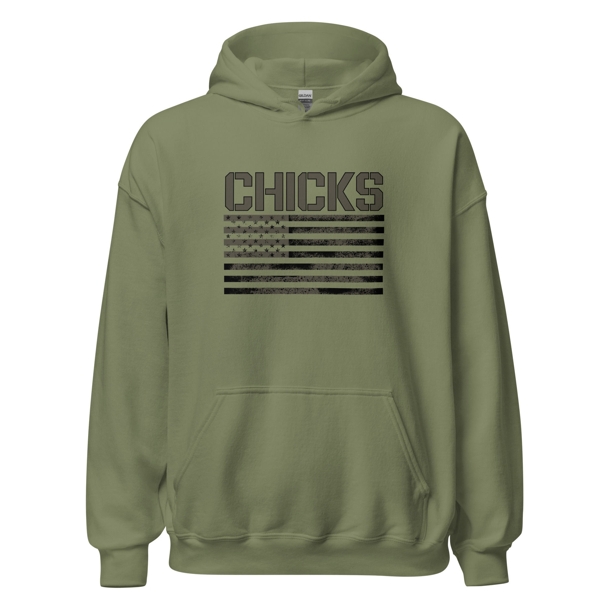 Pleasant Hill Chicks Military Unisex Hoodie