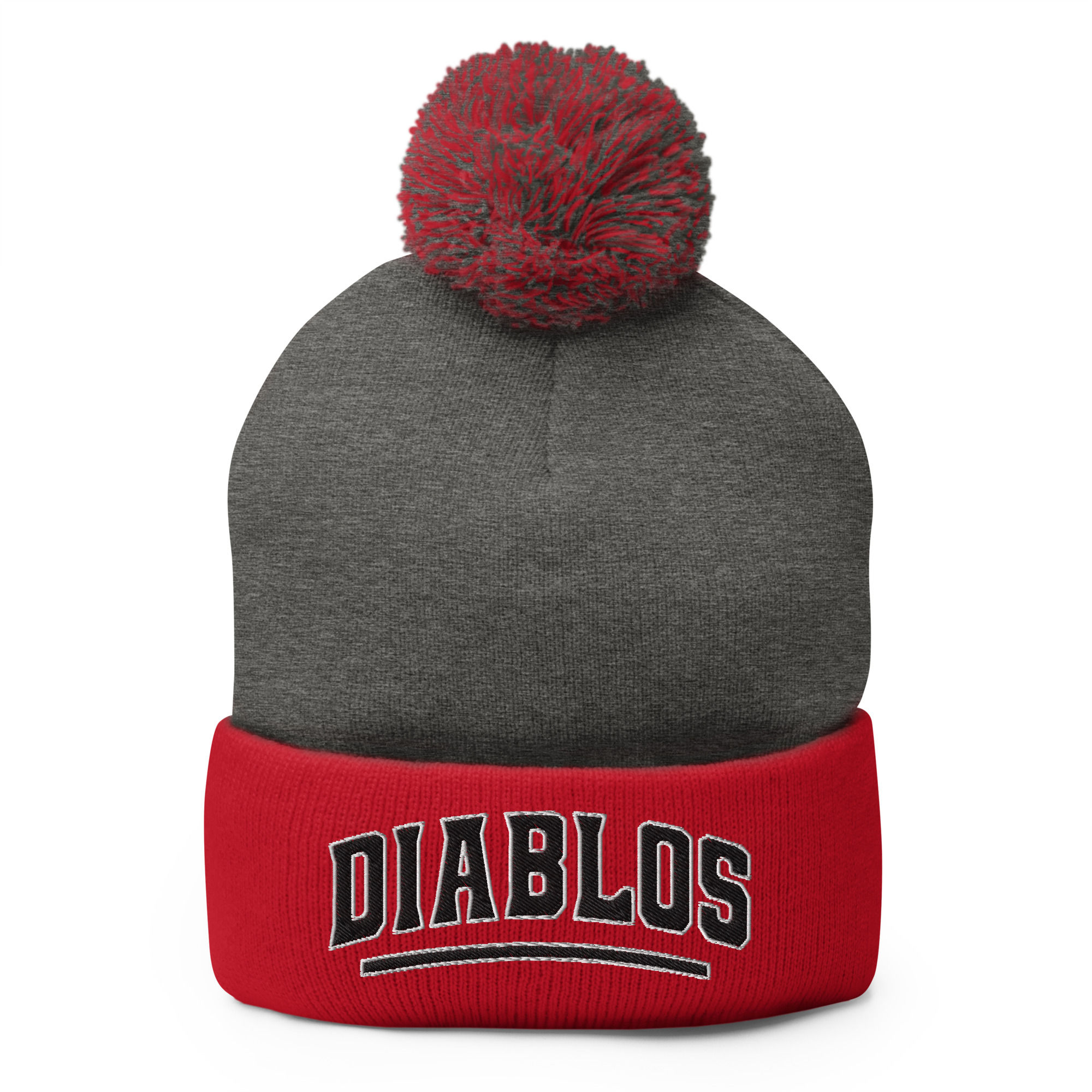 Diablos Baseball Pom-Pom Beanie